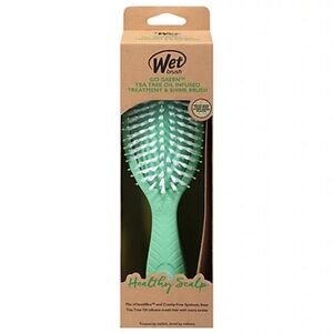 Wet brush Go Green Tea Tree Oil Infused Treatment & Shine Brush - Mint Green